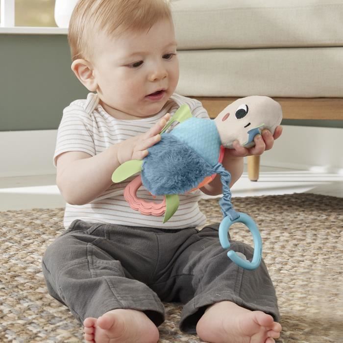 Fisher-Price-Honu, ma Tortue a Suspendre-Jouet avec dÈtails sensoriels HKD62