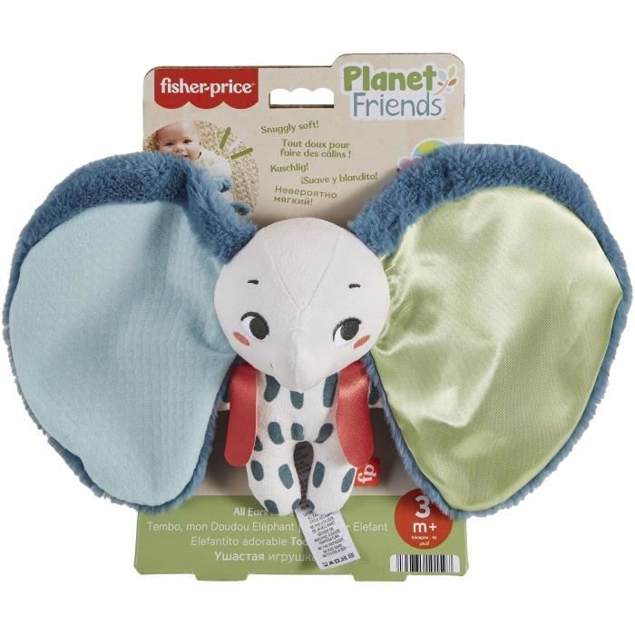 Fisher-Price-Tembo, mon Doudou …lÈphant-Peluche pour nouveau-nÈs HKD63