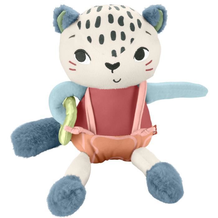 Fisher-Price-Uncia, mon Léopard des Neiges-Jouet d'éveil pour bébé HKD64