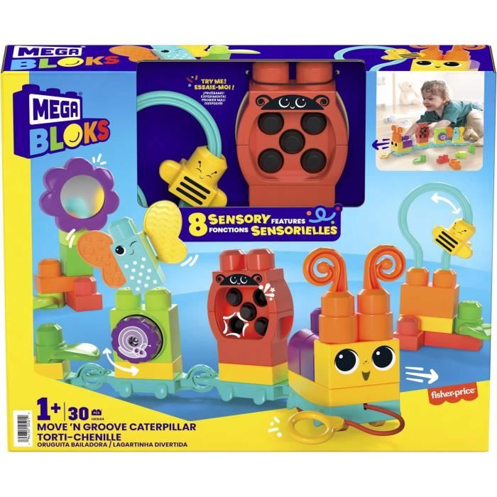 MEGA Bloks - Train and Animals Set - Construction Toy - 1 year and up HKN44