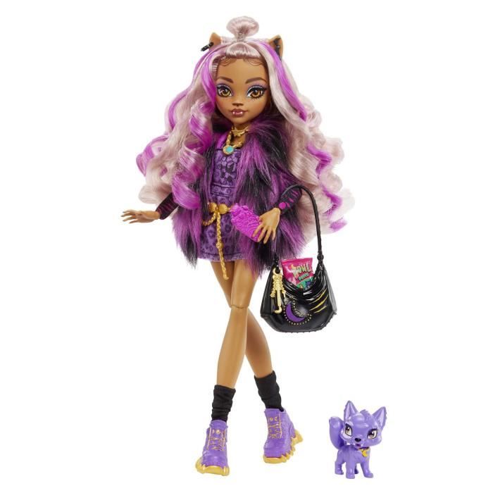 Monster High-Clawdeen Wolf-PoupÈe avec animal de compagnie HHK52