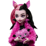 Monster High-Coffret SoirÈe Pyjama Draculaura-poupÈe et accessoires HKY66