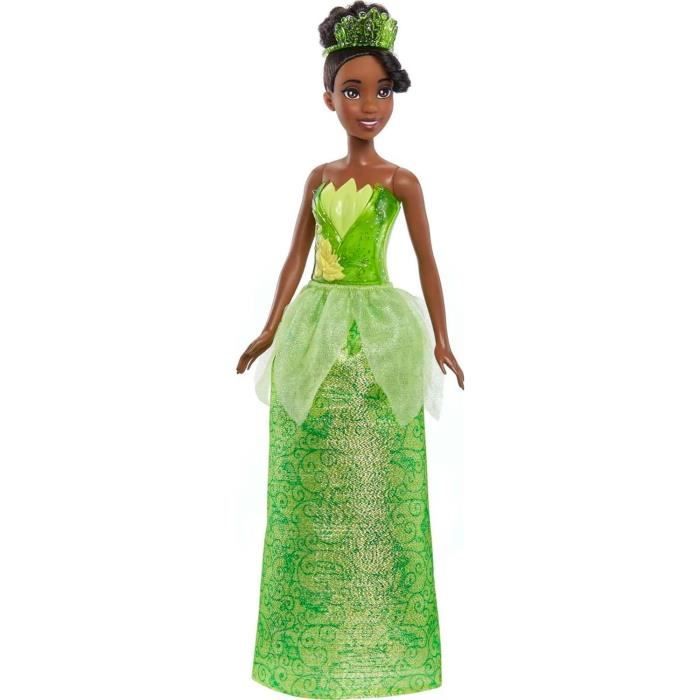 Tiana PoupÈe 29 cm, Mattel PoupÈe Disney Princesses habillage et accessoires HLW04