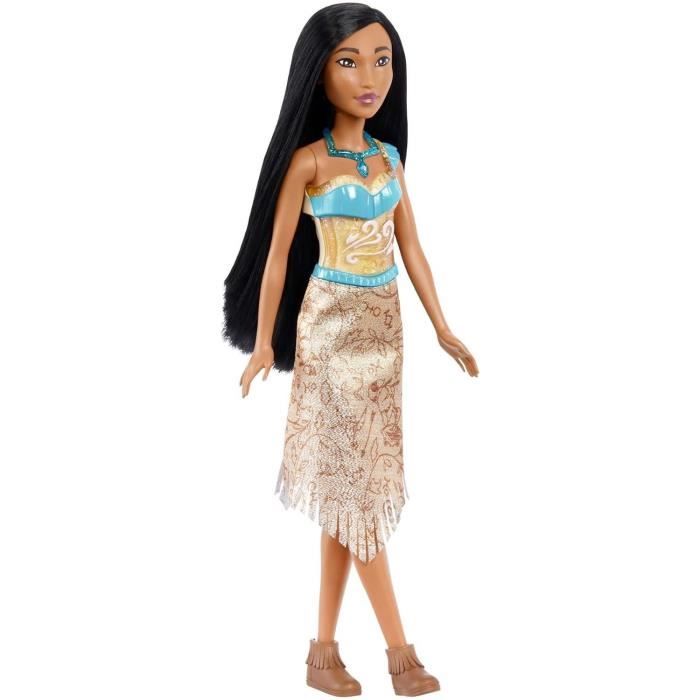 Pocahontas PoupÈe 29 cm, Mattel PoupÈe Disney Princesses habillage et accessoires HLW07