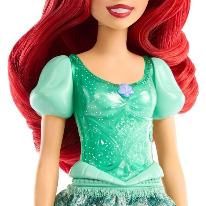 Ariel Poupée 29 cm, Mattel Poupée Disney Princesses habillage et accessoires HLW10
