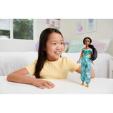 Jasmine Poupée 29 cm, Mattel Poupée Disney Princesses habillage et accessoires HLW12