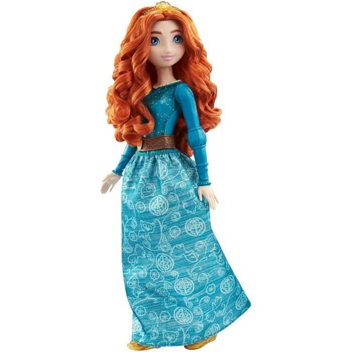 Merida PoupÈe 29 cm, Mattel PoupÈe Disney Princesses habillage et accessoires HLW13