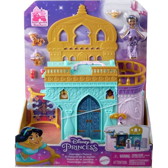 Princesses Disney-Le Ch‚teau de Jasmine avec mini-poupÈe HLW93