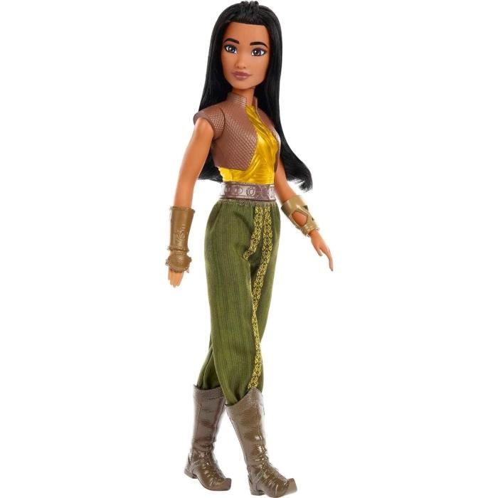 Raya PoupÈe 29 cm, Mattel PoupÈe Disney Princesses habillage et accessoires HLX22