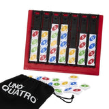 Mattel Games - UNO-Quatro-Jeu pour adulte, soirée en famille et soirée jeux HPF82