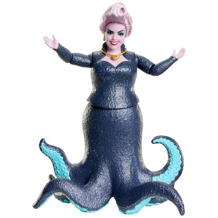 Disney-PoupÈe La Petite Sirene Ursula, avec accessoire HLX12