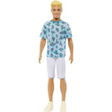 Barbie-Ken Fashionistas-PoupÈe blonde avec t-shirt cactus HJT10
