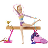 Barbie-Gymnastique-Coffret avec poupÈe et plus de 10†accessoires HRG52