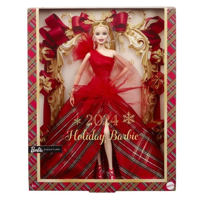 BARBIE PoupÈe joyeux noÎl blonde HRM61