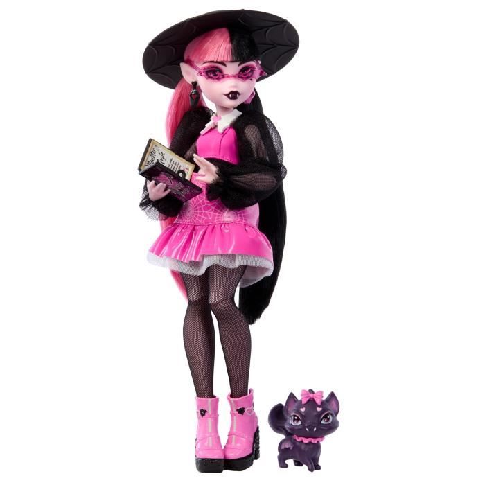 Monster High-Draculaura-Poupée avec animal de compagnie et accessoires HRP64