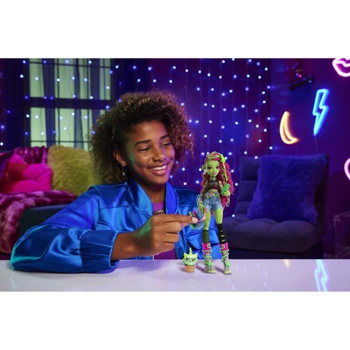 Monster High-Venus McFlytrap-PoupÈe avec Chewlian et accessoires HRP81