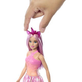 Barbie-PoupÈes Licorne avec cheveux fantaisie et tenues effet dÈgradÈ HRR13