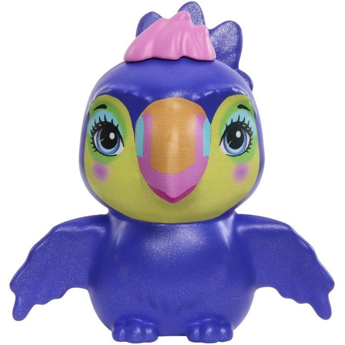 Enchantimals Sunshine Beach-Trippi Toucan et figurine-poupÈe HRX83