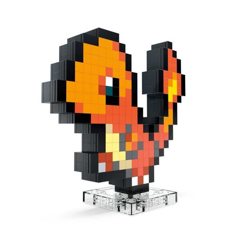MEGA-Pok?mon-Salam?che-Coffret de construction r?tro 349 pi?ces - MEGA Pok?mon - HTH76