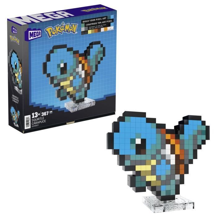 MEGA-Pokémon-Carapuce-Coffret de construction rétro 367 pieces - MEGA Pokémon - HTH77