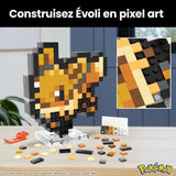Mega-Pokémon-évoli-Coffret De Construction Rétro Pixel Art 323 Pieces - MEGA Pokémon - HTH78