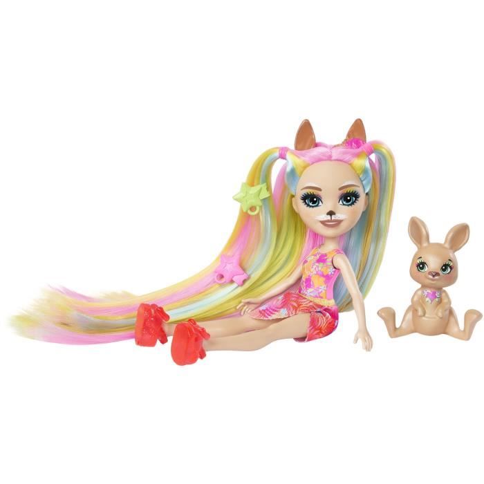 Enchantimals-Hair Doll-Animal Doll and Figure HTJ70