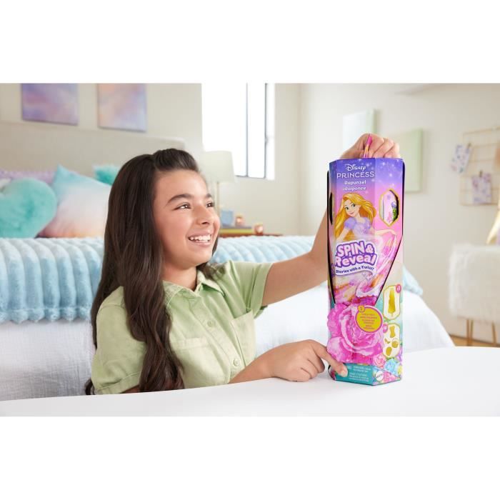 Spin & Reveal Raiponce Mattel Poupée Disney Princesses avec surprises HTV86