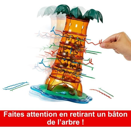 SOS Ouistiti : Panique dans l'arbre-Jeu de société familial HTW65 Mattel Games