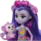 Enchantimals-Piscine singe-Coffret poupÈe et accessoires HTW73