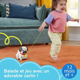 Fisher-Price-Mon Carlin a Promener-Jouet a tirer pour bÈbÈ HTW94