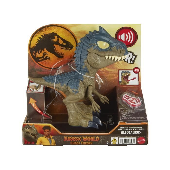 Jurassic World: Chomp-Allosaurus Mega Roar-Dinosaur Figure HVB45