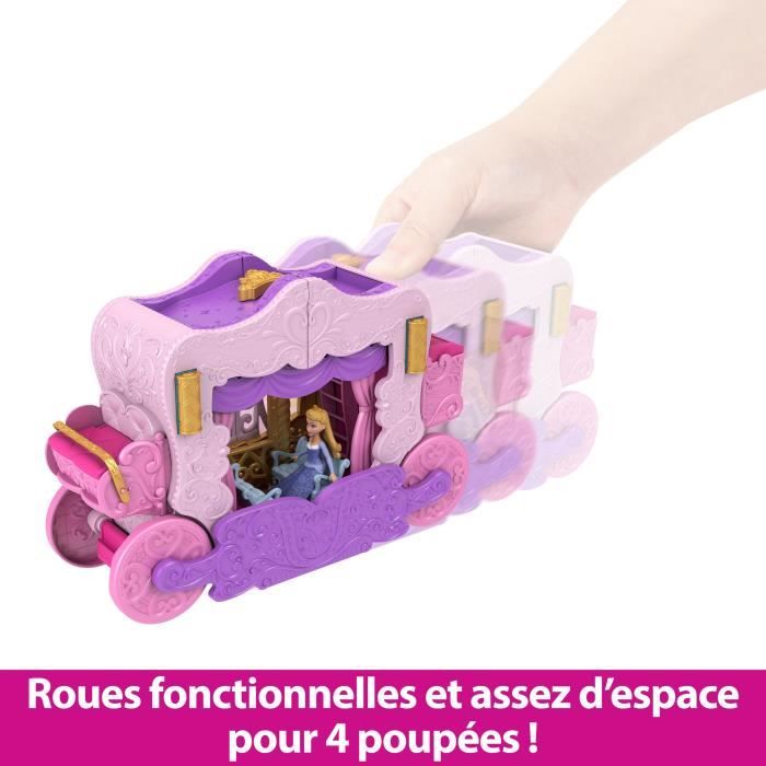 Caleche et Ch‚teau - Mattel Disney Princesses Coffret avec poupÈe Aurore HWX17