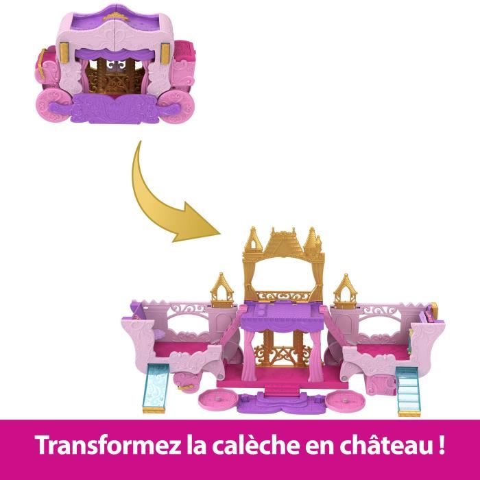 Caleche et Ch‚teau - Mattel Disney Princesses Coffret avec poupÈe Aurore HWX17