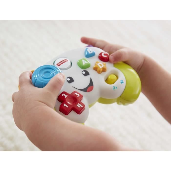 Fisher-Price-Manette de jeu et d'apprentissage Rires et …veil HXB63