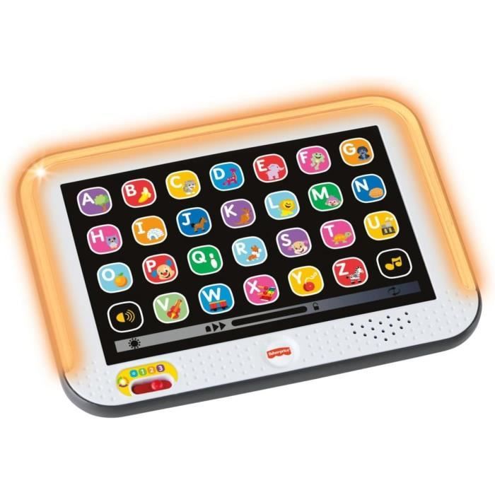 Fisher-Price-My Laugh and Learn Tablet-Musical tablet in French HXB67