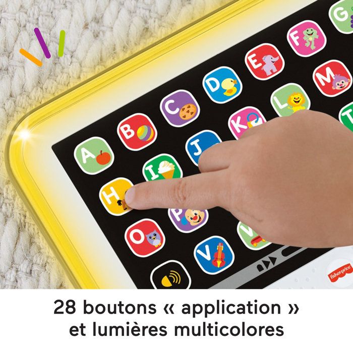 Fisher-Price-Ma Tablette Rires et Éveil-Tablette musicale en français HXB67
