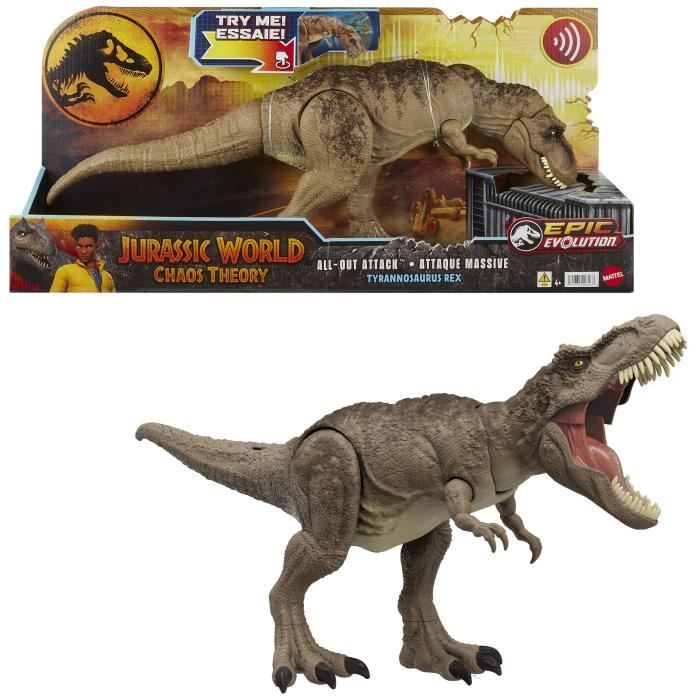 Jurassic World Tyrannosaurus Rex Relentless Attack Action Figure HXF53