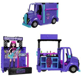 Monster High-Tour Bus Rock Sang-sationnel-Coffret avec poupÈe et bus HXH83