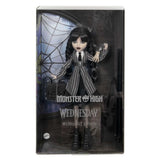 Monster High-Mercredi Addams en Uniforme-Poup?e avec La Chose - Monster High - HXJ04