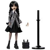 Monster High-Mercredi Addams en Uniforme-Poup?e avec La Chose - Monster High - HXJ04