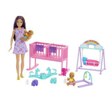 Barbie-La Chambre des Jumeaux-Coffret Skipper, bÈbÈs et accessoires HXM99