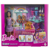 Barbie-La Chambre des Jumeaux-Coffret Skipper, bÈbÈs et accessoires HXM99
