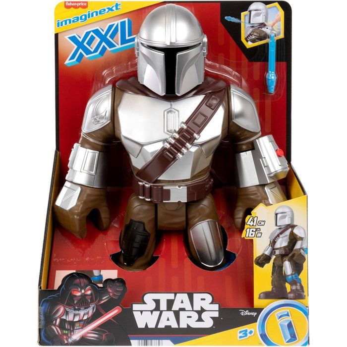 Imaginext-STAR WARS-Figurine XXL The Mandalorian, 40 cm HXT20