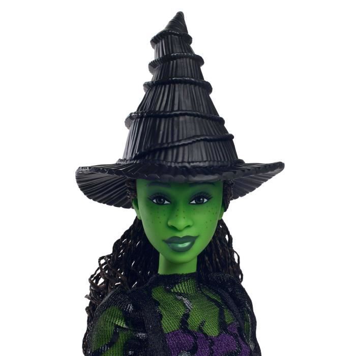 Mattel-Wicked-PoupÈe Elphaba avec accessoires et habillages amovibles - Wicked - HXT62