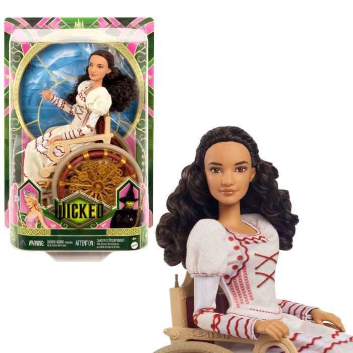 Mattel-Wicked-Nessarose Doll with Outfit and Accessories - Wicked - HXY36