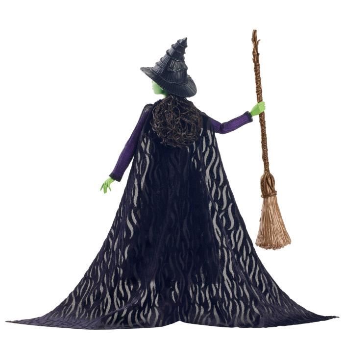 Mattel-Wicked-PoupÈe Elphaba avec cheveux tressÈs et multiples poses - Wicked - HXY38
