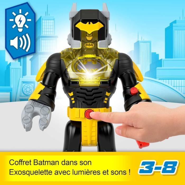 Imaginext Batman dans son Exosquelette - Fisher-Price figurine DC Super Friends - Des 3 ans - HYG31