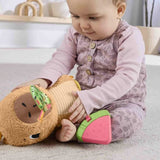 Fisher-Price-Mon Capybara Câlins-Peluche Anneau De Dentition Et Hochet - Des 3 mois- HYR54