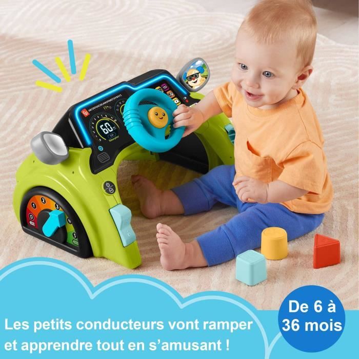 FISHER-PRICE Rires et éveil-Centre d'activités Ma Premiere Voiture - Fisher-Price - HYR92