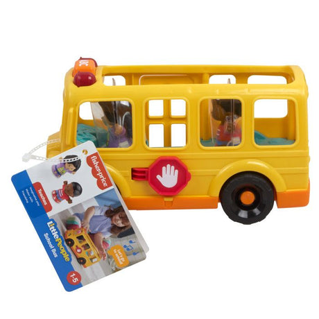 Fisher-Price Little People-Le Bus Scolaire-Véhicule musical a pousser HYT03